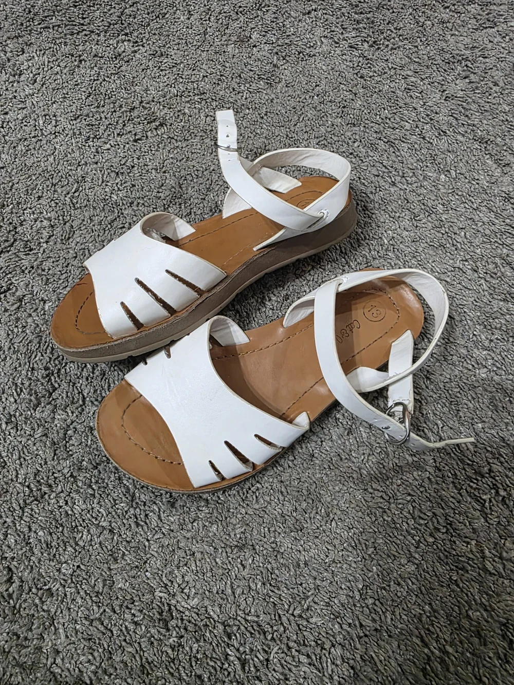 Cat & Jack White Girls Sandals
